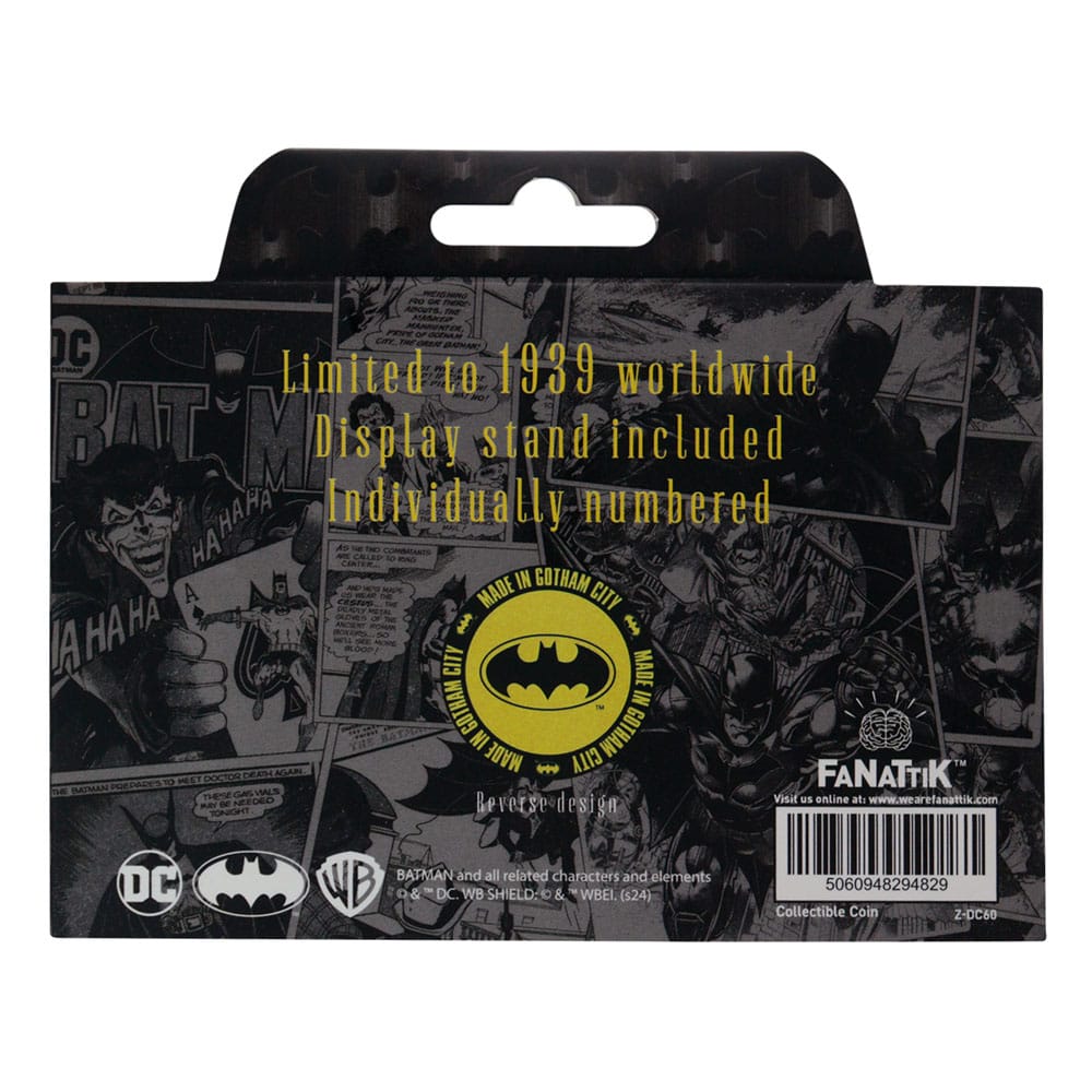 DC Comics Collectable Coin Batman 85th Anniversary Limited Edition - MangaShop.ro