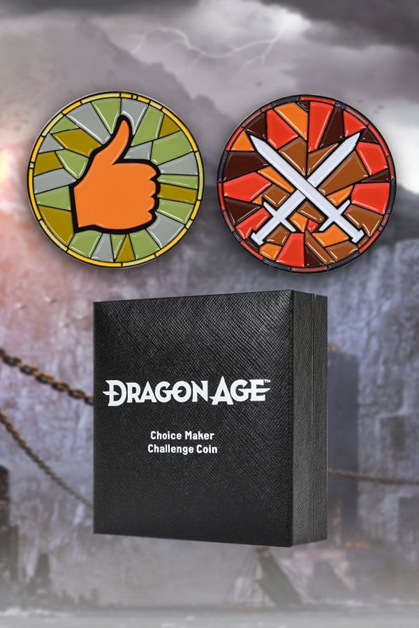 Dragon Age Coin Choice Maker Challenge Coin - MangaShop.ro
