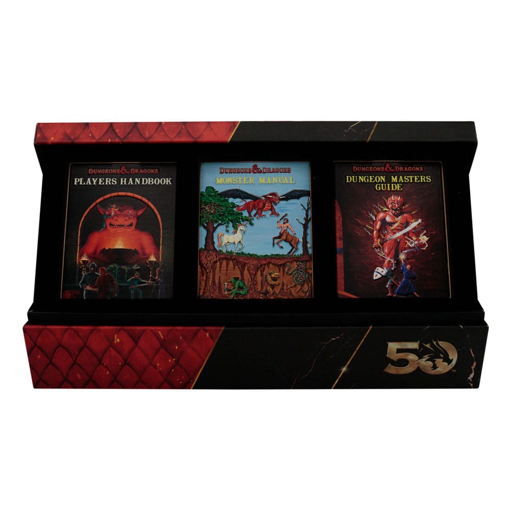 Dungeons & Dragons Ingot Set 50th Anniversary 1st Edition Book Cover - MangaShop.ro