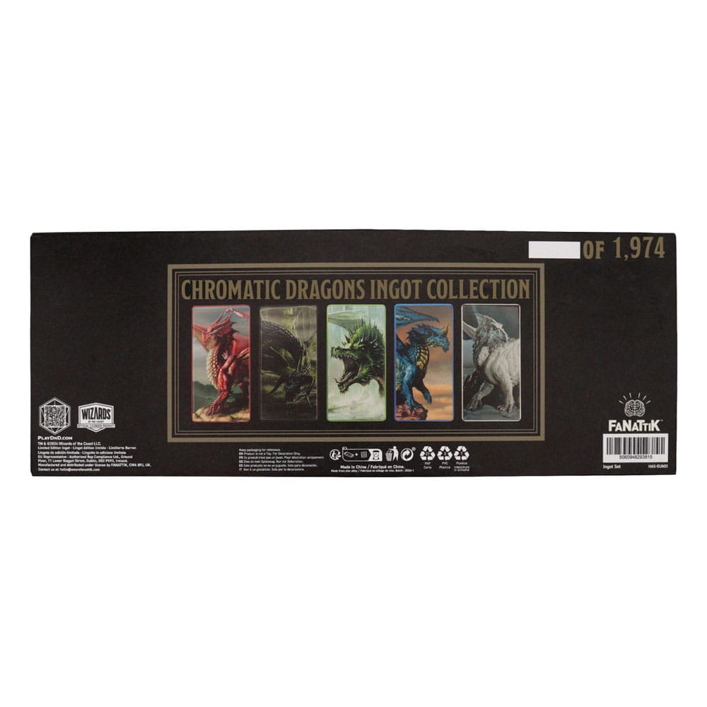 Dungeons & Dragons Ingot Set Chromatic Dragons Ingot - MangaShop.ro