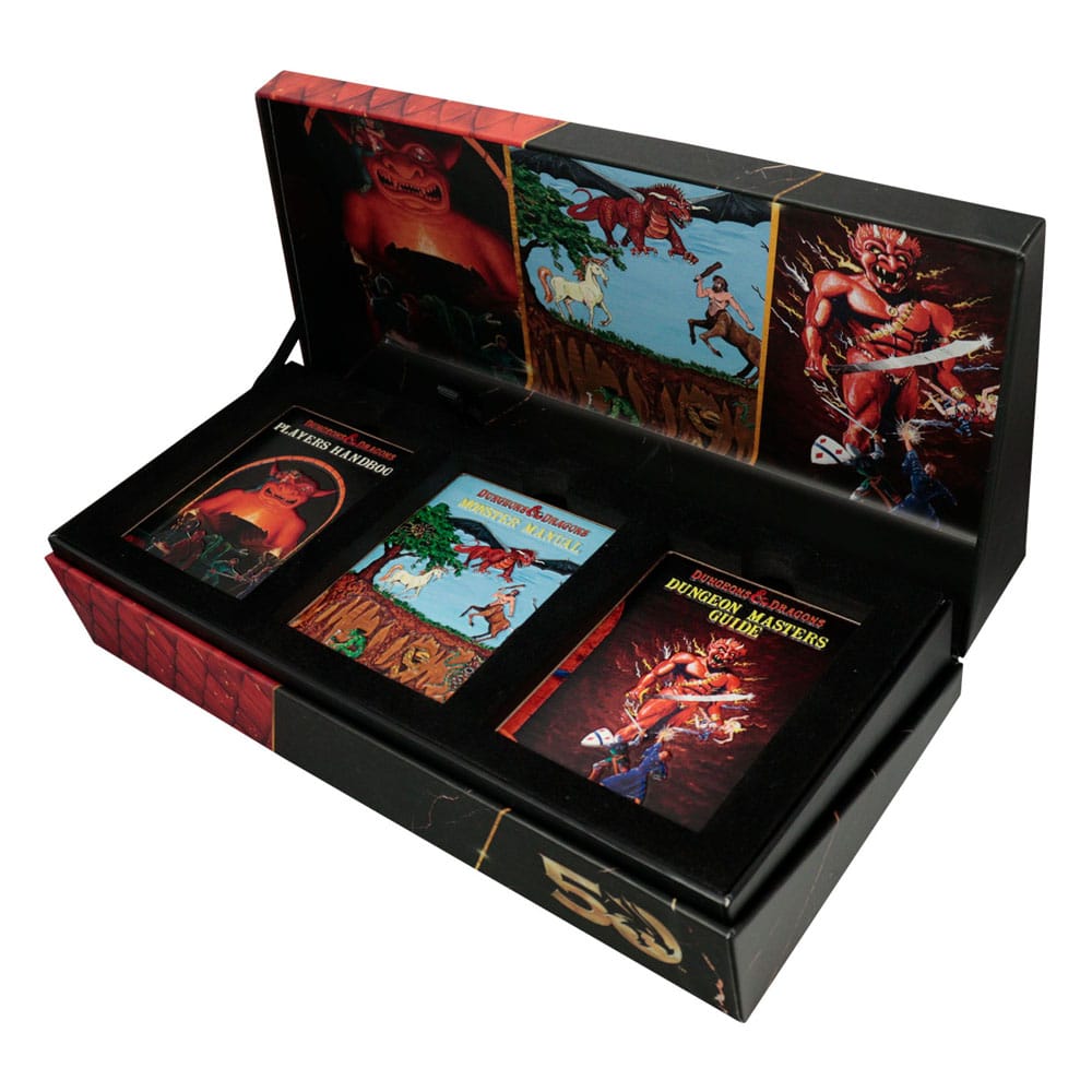 Dungeons & Dragons Ingot Set 50th Anniversary 1st Edition Book Cover - MangaShop.ro
