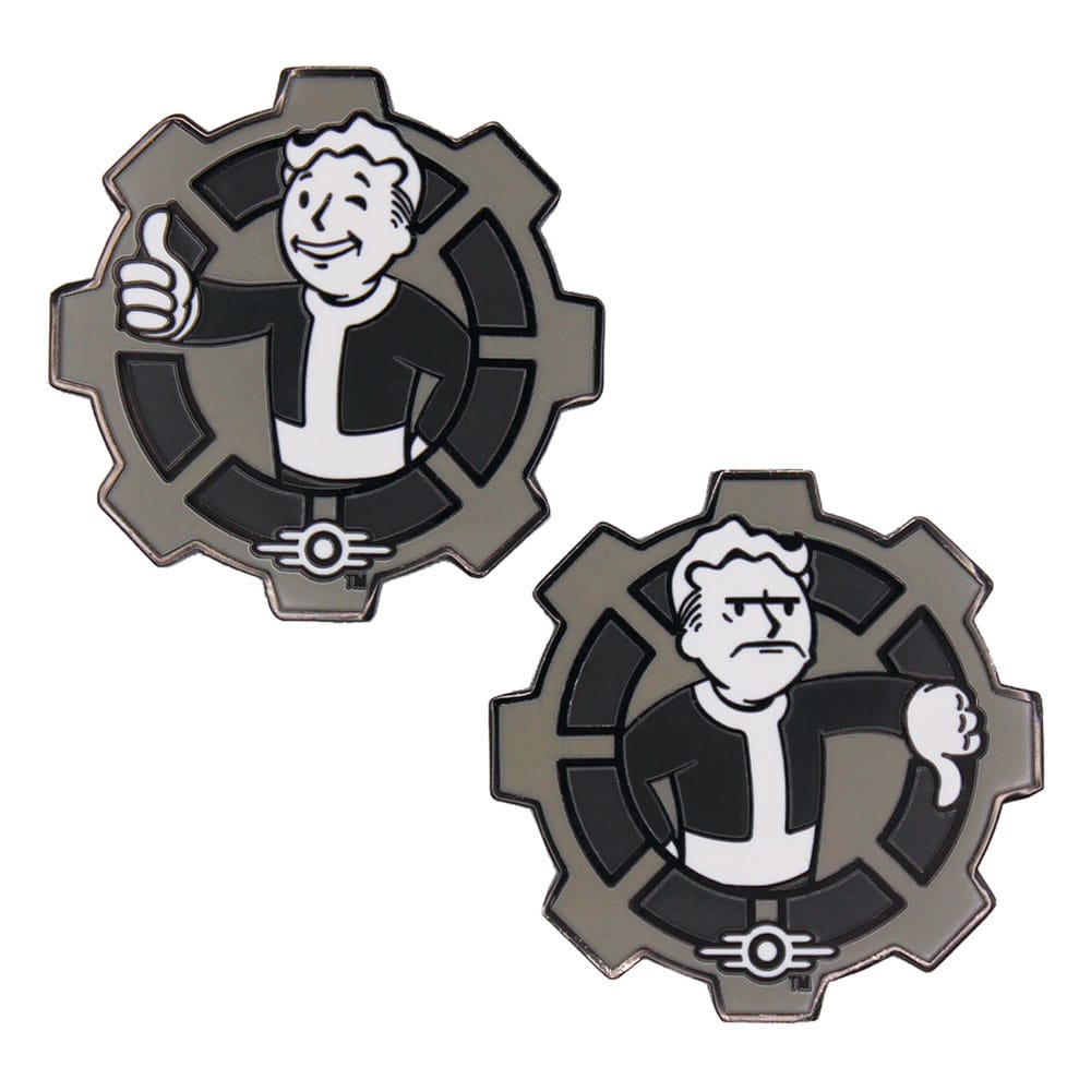 Fallout Collectable Coin Decision Black & White Limited Edition - MangaShop.ro