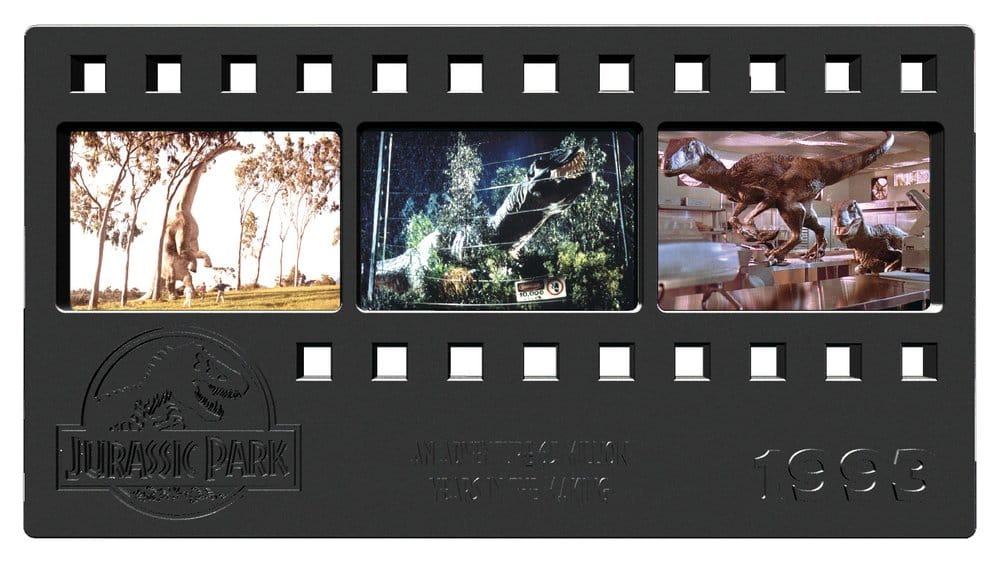 Jurassic Park Ingot Metal Film Strip Collectible 12 cm - MangaShop.ro