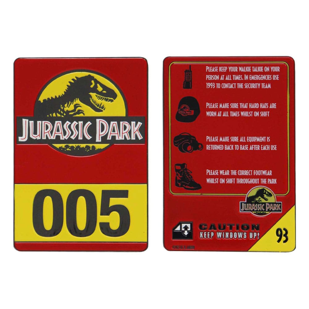 Jurassic Park Metal Card 30th Anniversary Jeep Limited Edition - MangaShop.ro