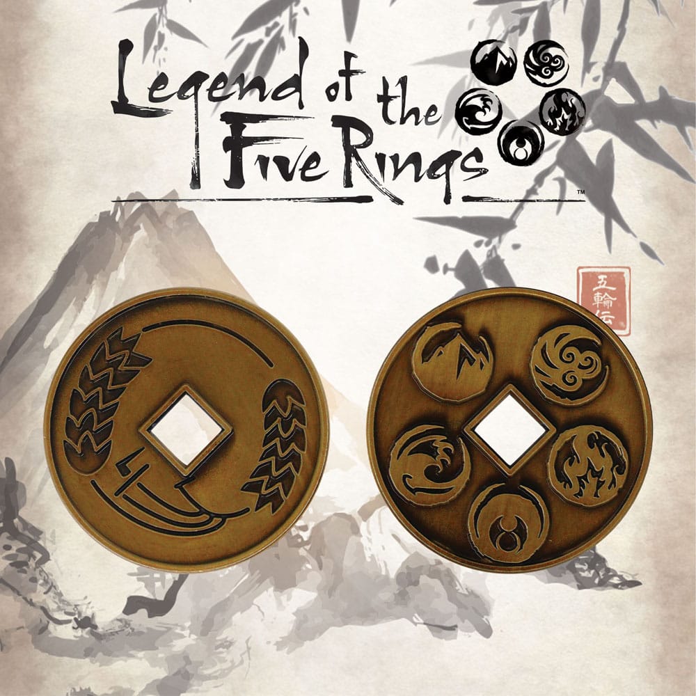 Legend of the Five Rings Collectable Coin Koku Limited Edition - MangaShop.ro