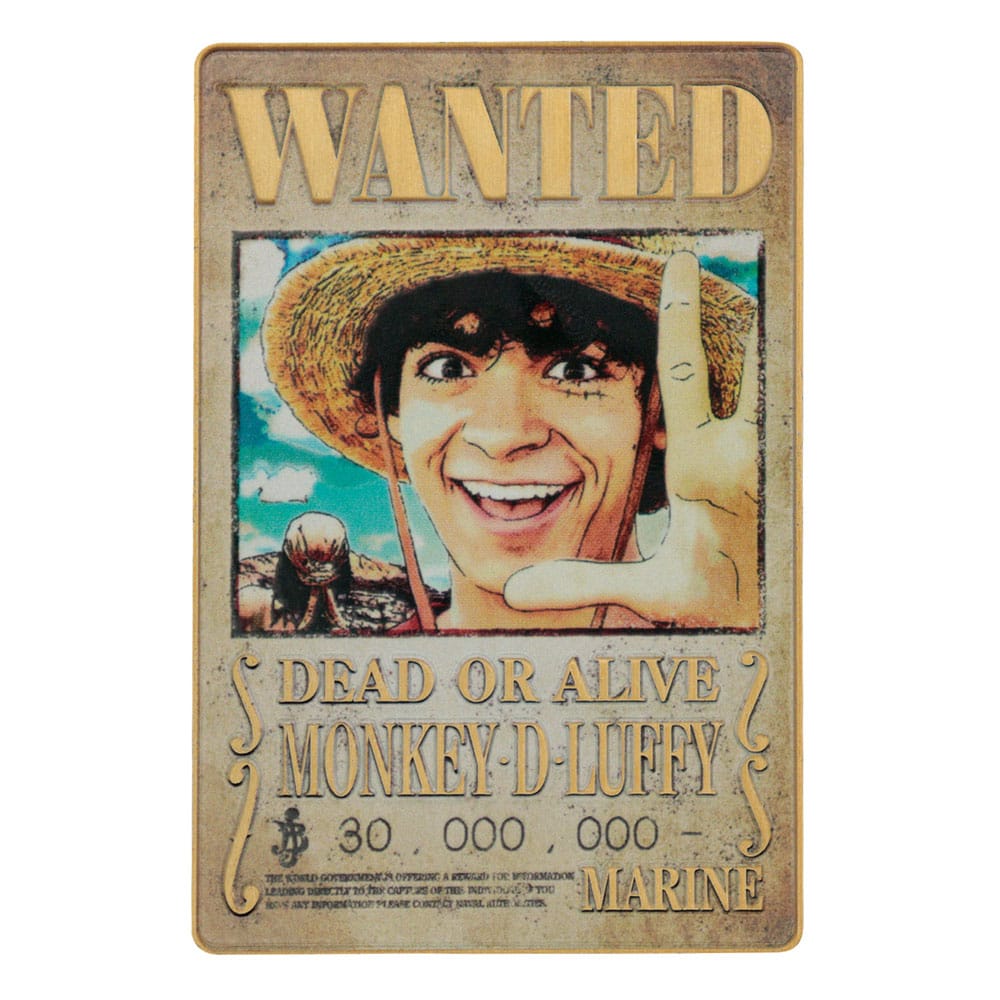 One Piece Ingot Luffy Wanted Poster Limited Edition - MangaShop.ro