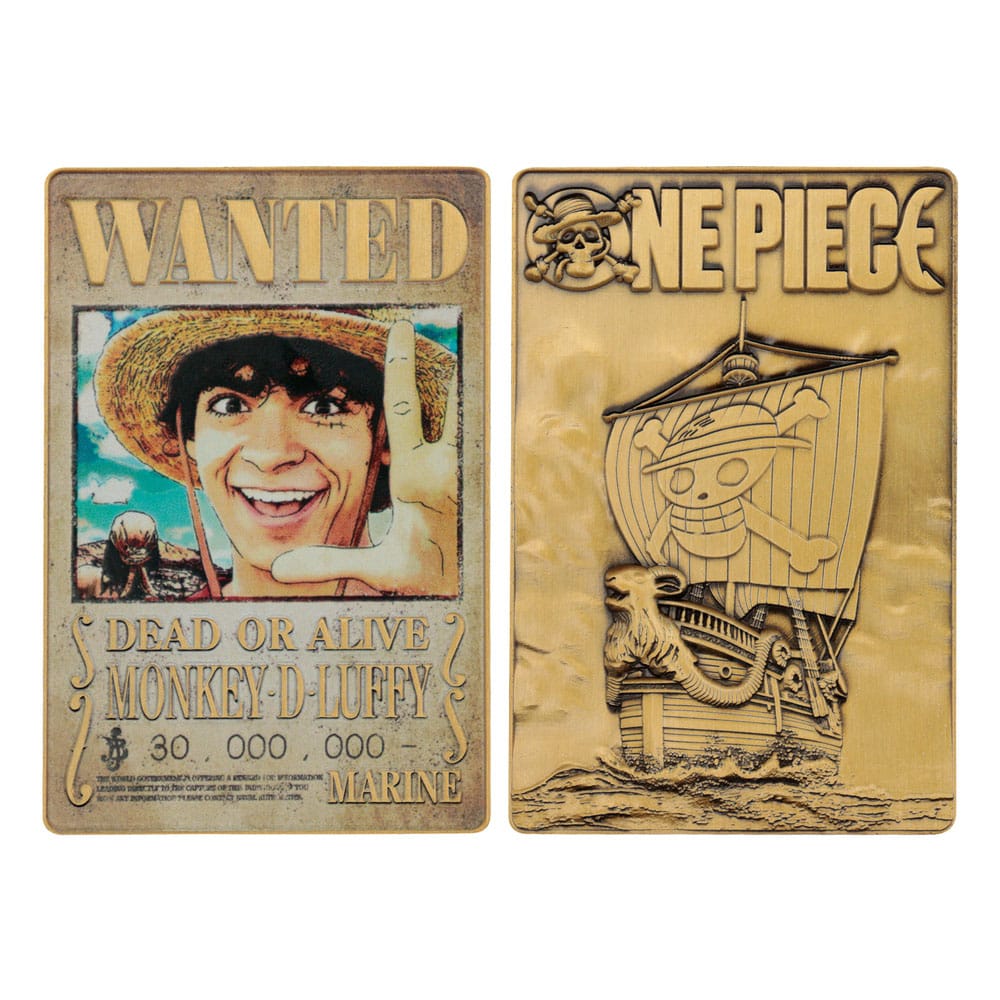 One Piece Ingot Luffy Wanted Poster Limited Edition - MangaShop.ro