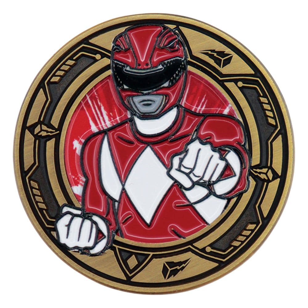 Power Rangers Collectable Coin Red Ranger Limited Edition - MangaShop.ro