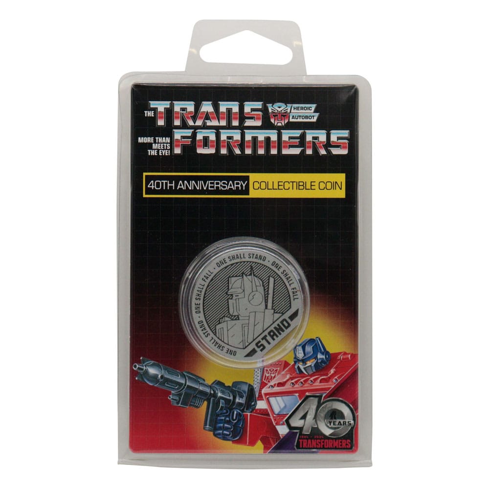 Transformers Collectable Coin 40th Anniversary 4 cm - MangaShop.ro