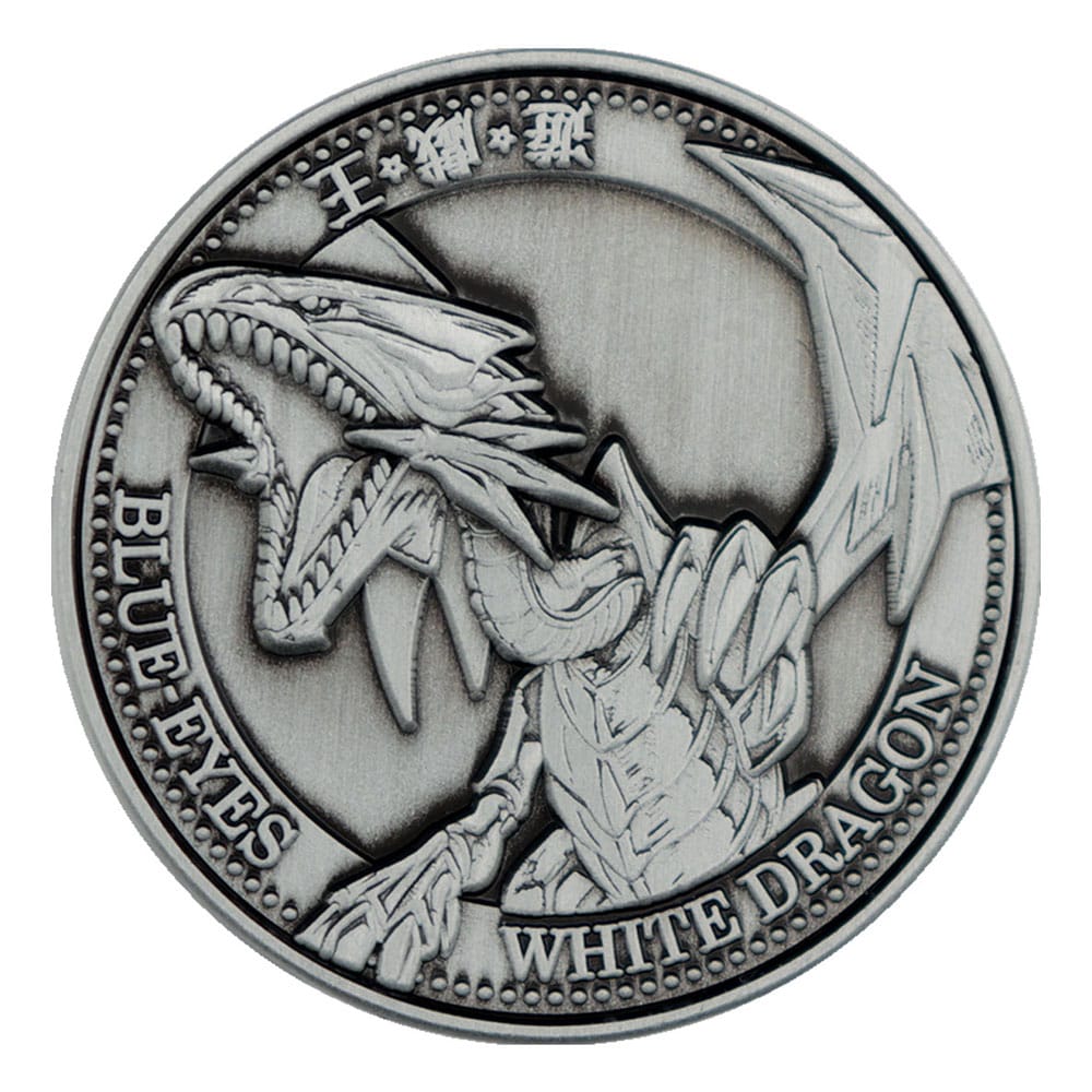 Yu-Gi-Oh! Collectable Coin Blue-Eyes White Dragon Limited Edition - MangaShop.ro