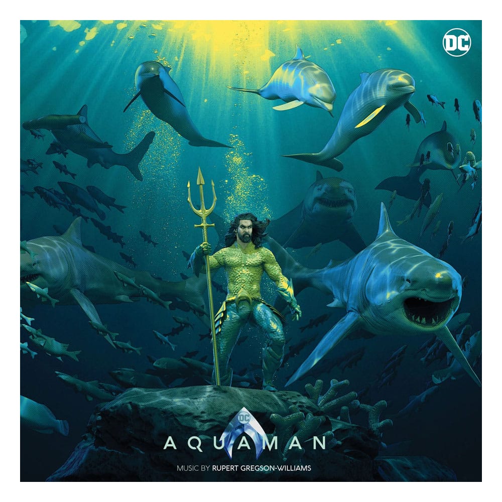 Aquaman Original Motion Picture Soundtrack by Rupert Gregson-Williams Deluxe Edition Vinyl 3xLP - MangaShop.ro