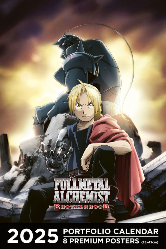 Fullmetal Alchemist Portfolio Calendar 2025 *English Version* - MangaShop.ro