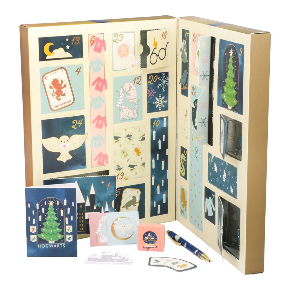 Harry Potter Advent Calendar Stationery 24 Day Hogwarts - MangaShop.ro
