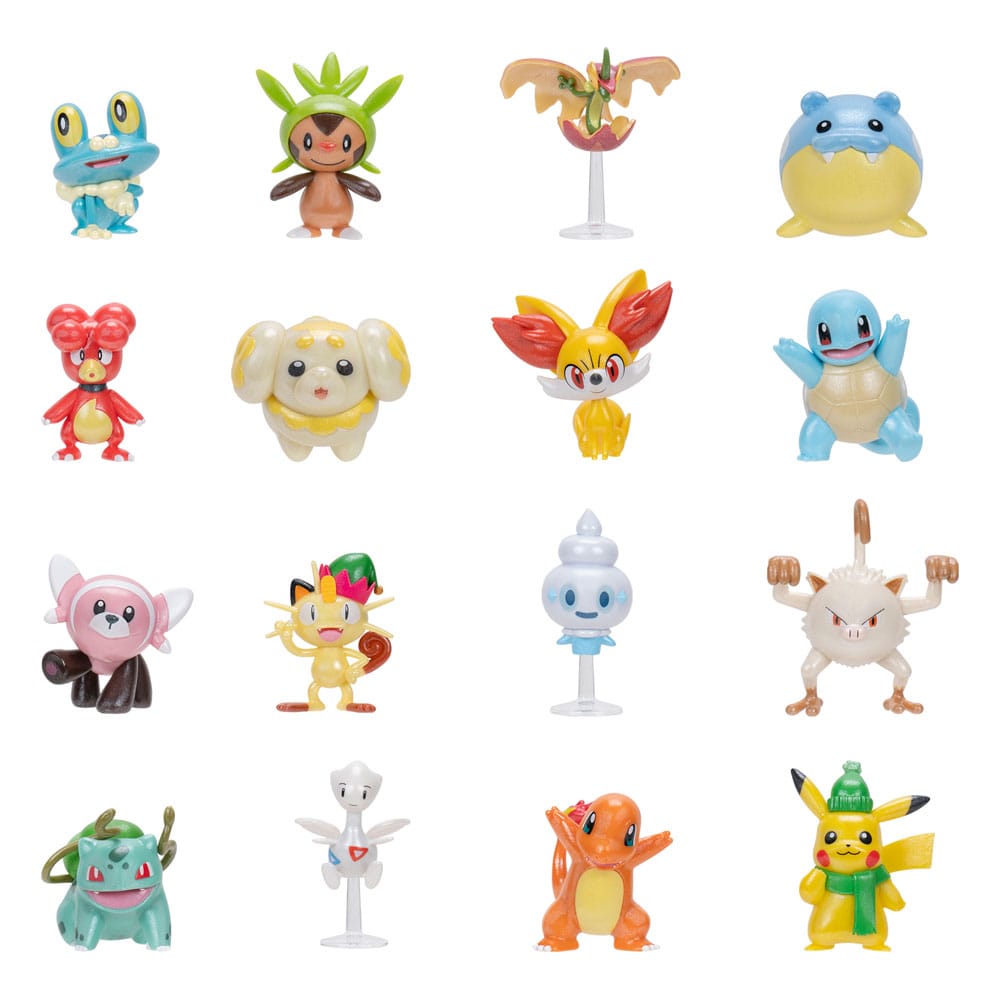 Pokemon Battle Figures Advent Calendar Holiday 2024 *Version DE/FR/NL* - MangaShop.ro