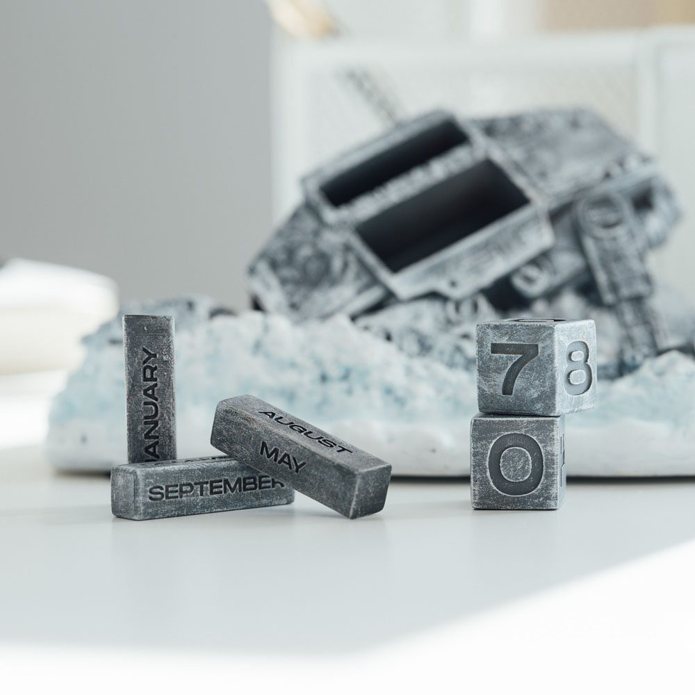 Star Wars 3D perpetual Calendar AT-AT - MangaShop.ro