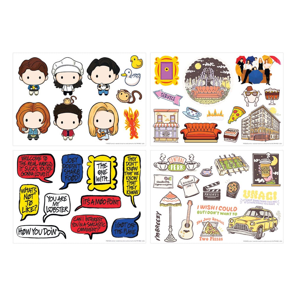 Friends Tech Sticker Pack - MangaShop.ro
