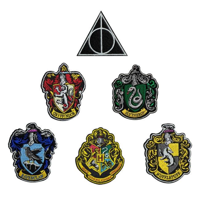 Harry Potter Patches 6-Pack House Crests - MangaShop.ro