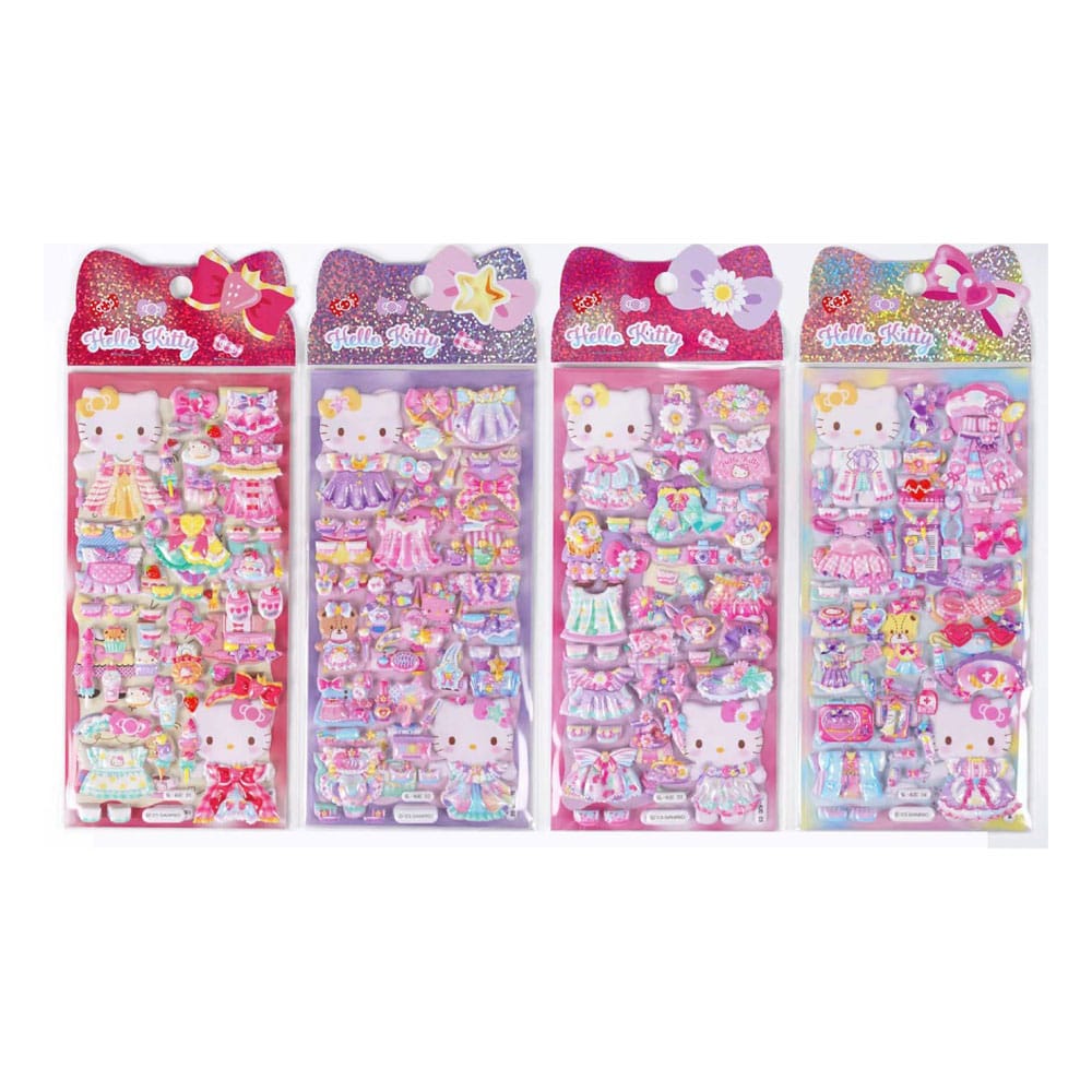 Hello Kitty and Friends Sticker Hello Kitty Puffy Assortment (20) - MangaShop.ro