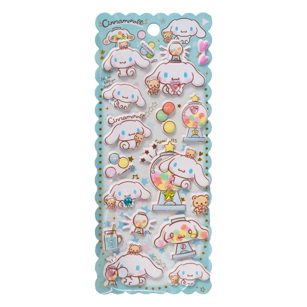 Hello Kitty and Friends Sticker Cinnamoroll Puffy Assortment (20) - MangaShop.ro