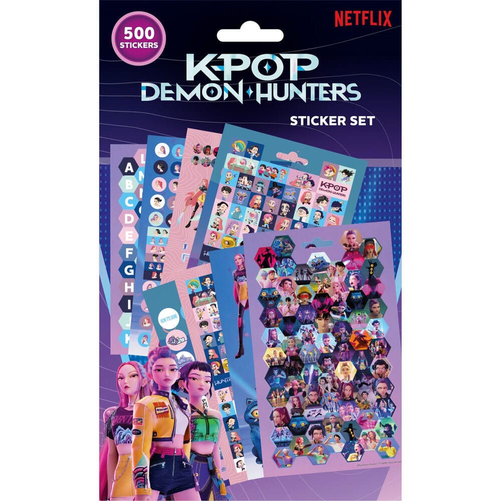 KPop Demon Hunters Sticker Pack (500) - MangaShop.ro