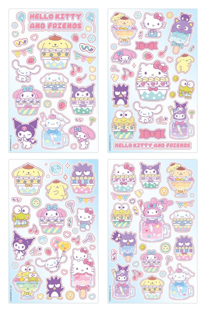 Sanrio Sticker Pack Hello Kitty & Friends 03 Cupcake - MangaShop.ro