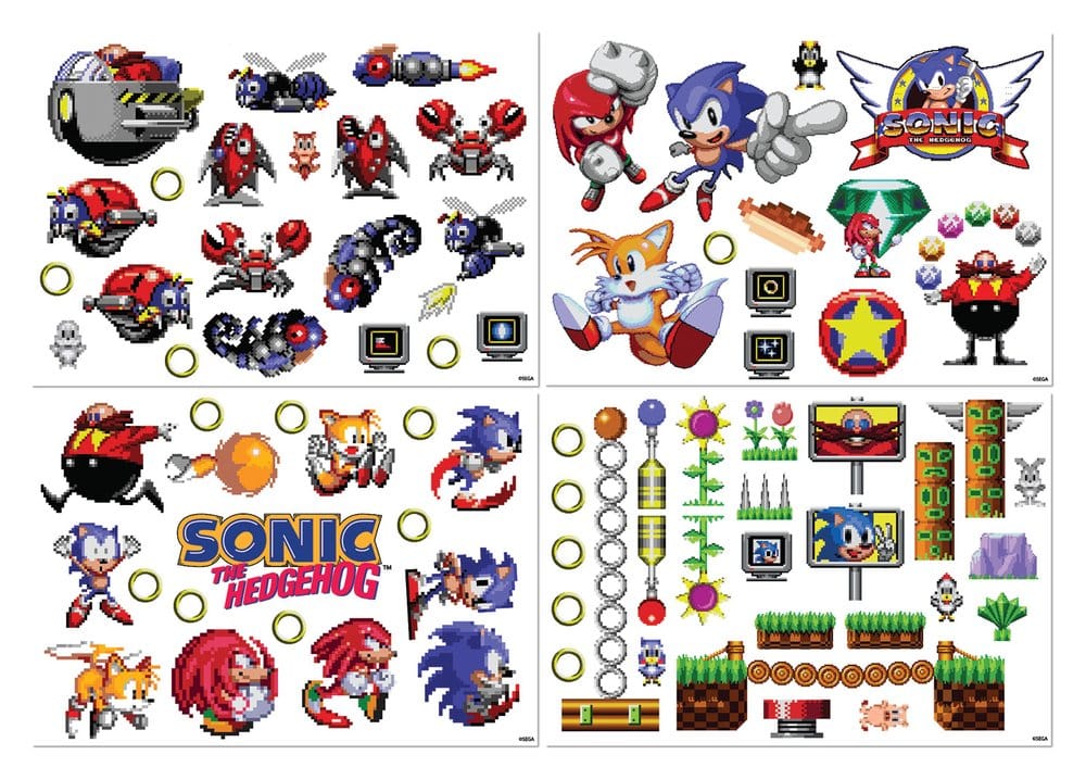 Sonic - The Hedgehog Tech Sticker Pack - MangaShop.ro