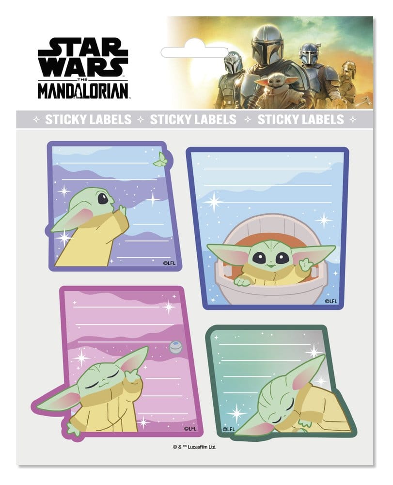 Star Wars: The Mandalorian Premium Self-Adhesive Labels Grogu - MangaShop.ro