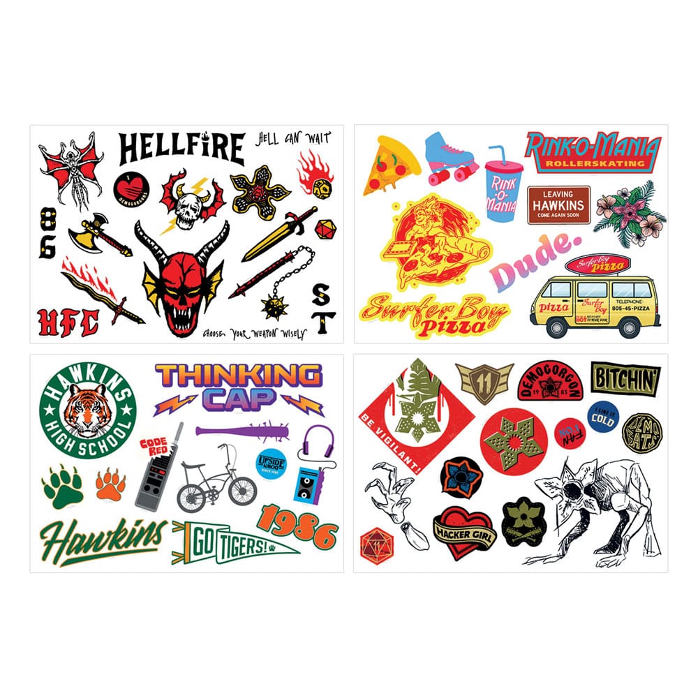 Stranger Things Tech Sticker Pack - MangaShop.ro