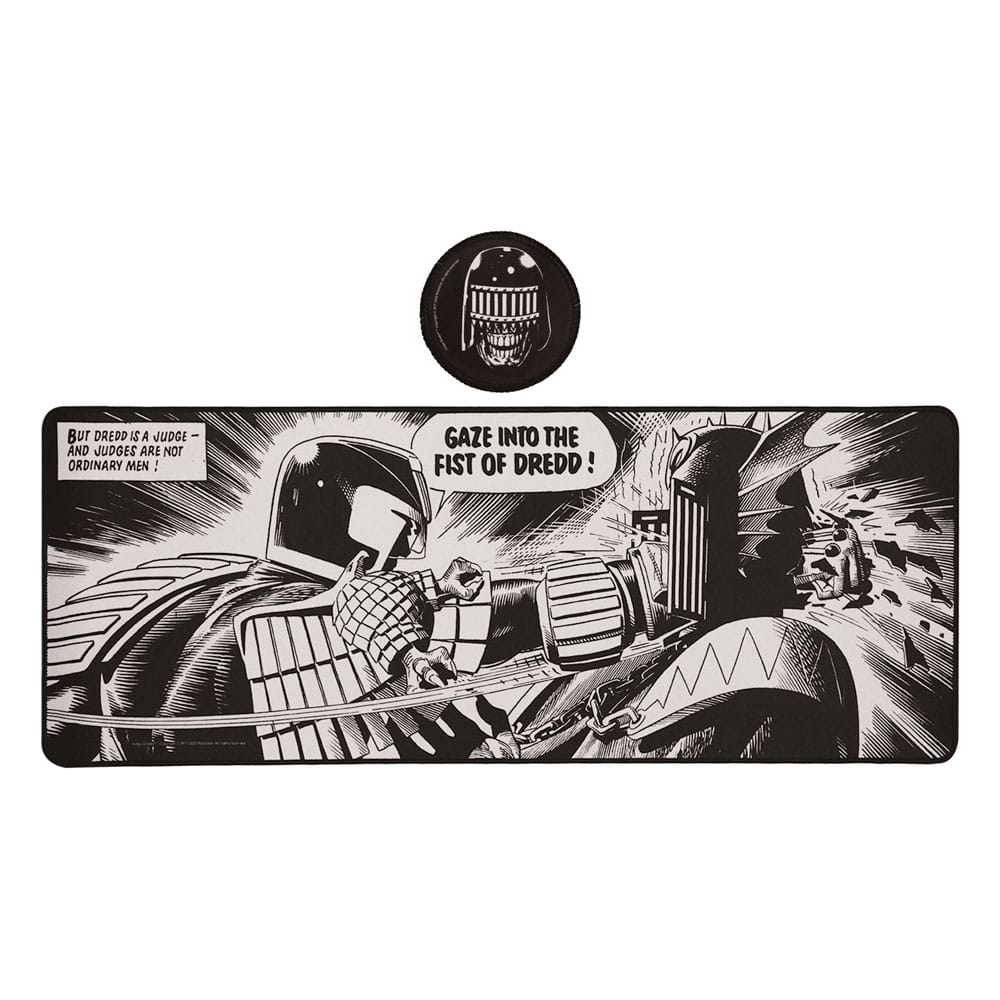 2000 AD Desk Pad & Coaster Set Judge Dredd - MangaShop.ro