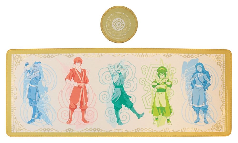 Avatar: The Last Airbender Desk Pad & Coaster Set Elements - MangaShop.ro