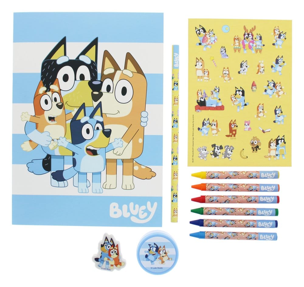 Bluey 11-Piece Stationery Set - MangaShop.ro