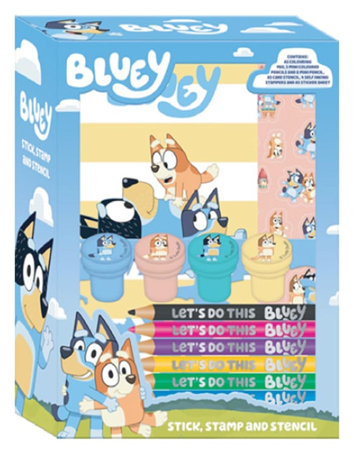 Bluey 14-Piece Creative Colouring Set - MangaShop.ro