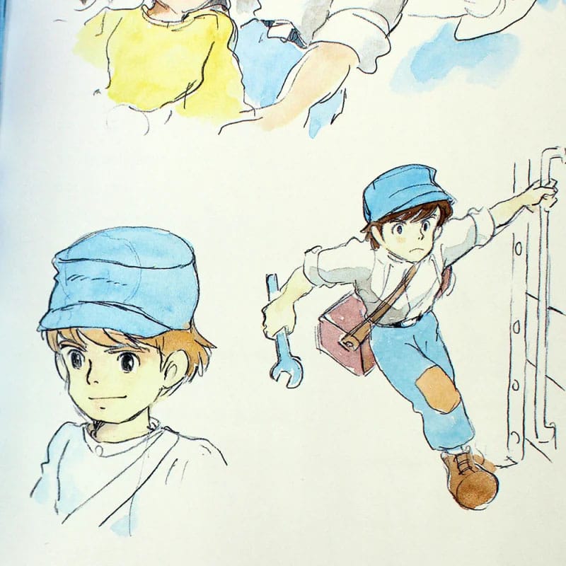 Castle in the Sky Sketchbook Sheeta & Pazu Flexi - MangaShop.ro