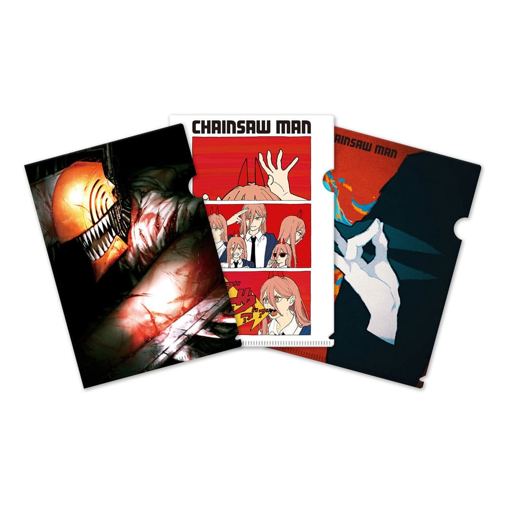 Chainsaw Man Clearfile 3-Set - MangaShop.ro