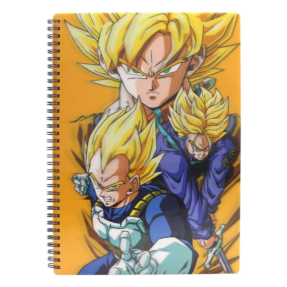 Dragon Ball Notebook with 3D-Effect Saiyans - MangaShop.ro