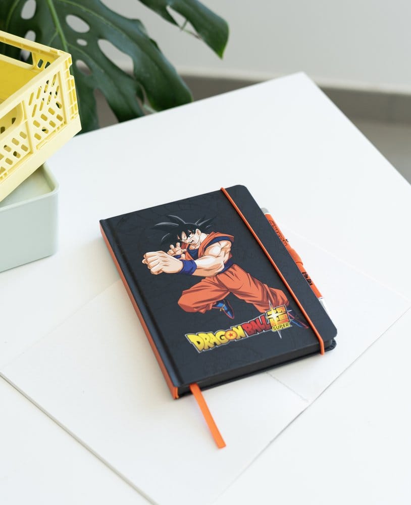 Dragon Ball Premium Notebook A5  with Projector Pen Super Goku - MangaShop.ro