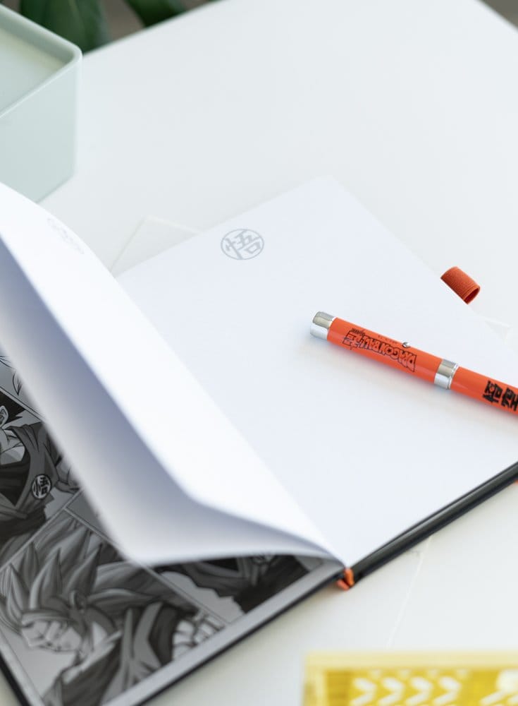 Dragon Ball Premium Notebook A5  with Projector Pen Super Goku - MangaShop.ro