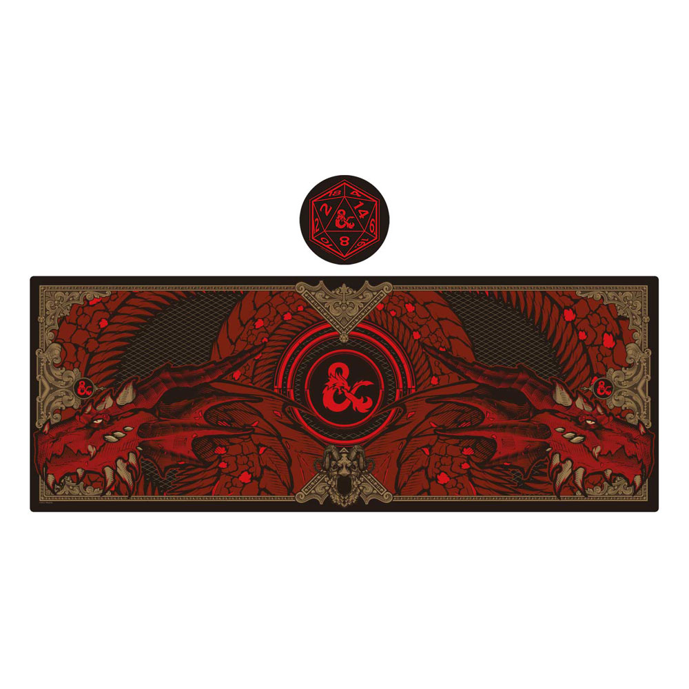 Dungeons & Dragons Desk Pad & Coaster Set Graphic - MangaShop.ro