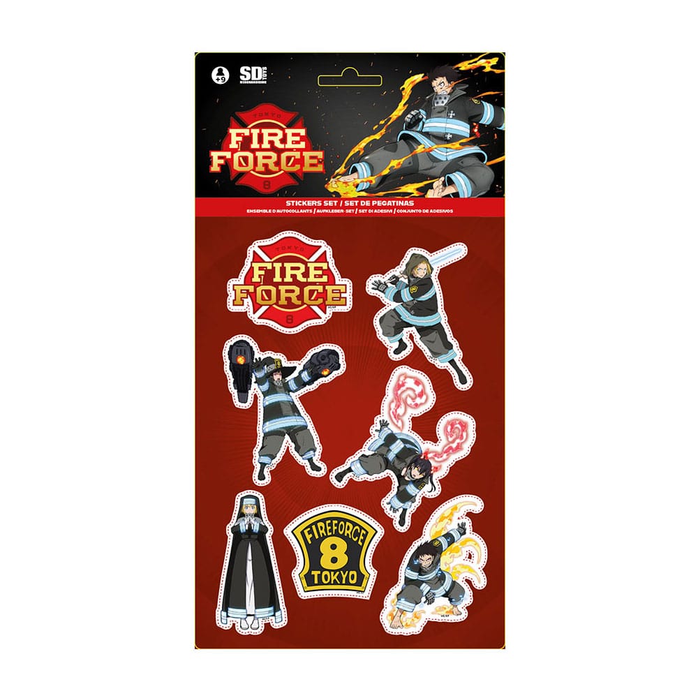 Fire Force Deluxe Sticker Set - MangaShop.ro