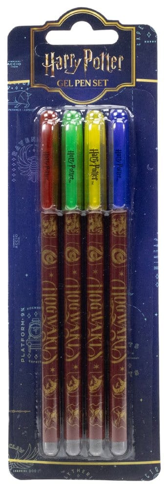 Harry Potter Gel Pens 4-Pack Magical Locations - MangaShop.ro