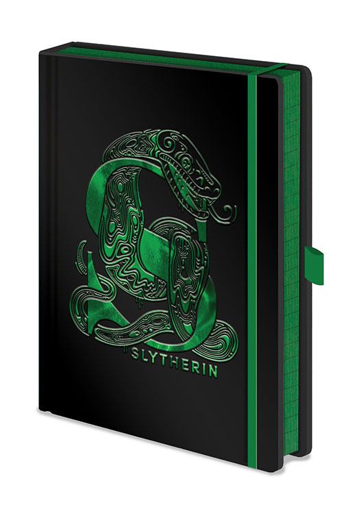 Harry Potter Premium Notebook A5 Slytherin Foil - MangaShop.ro