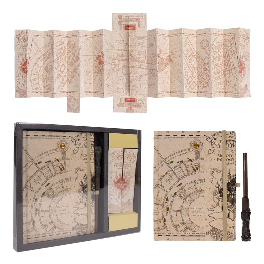 Harry Potter Stationery Set Marauder's Map - MangaShop.ro