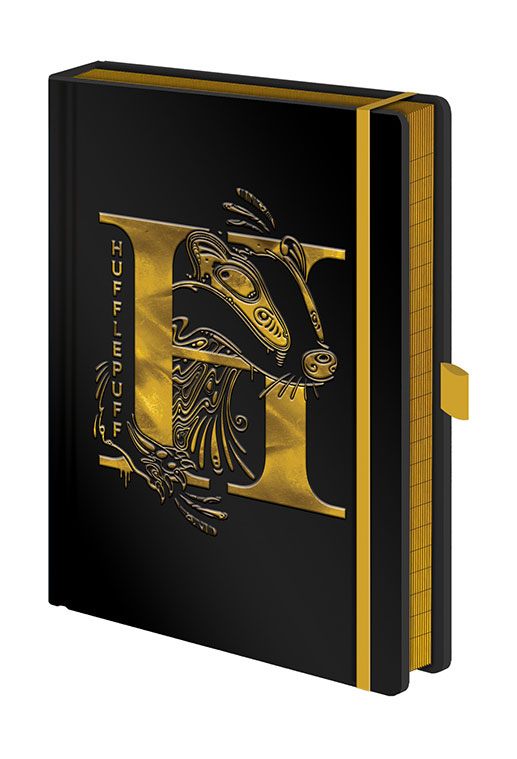 Harry Potter Premium Notebook A5 Hufflepuff Foil - MangaShop.ro