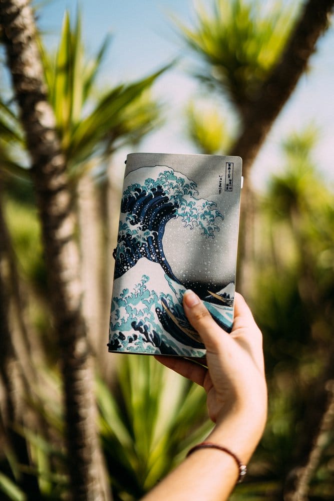 Hokusai Travel Journal The Great Wave of Kanagawa 20 cm - MangaShop.ro