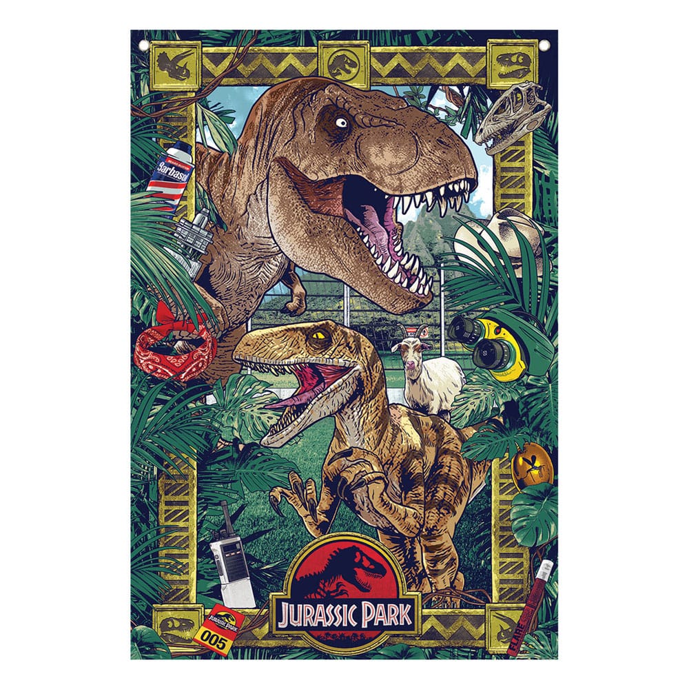 Jurassic Park Wall Banner 125 x 85 cm - MangaShop.ro