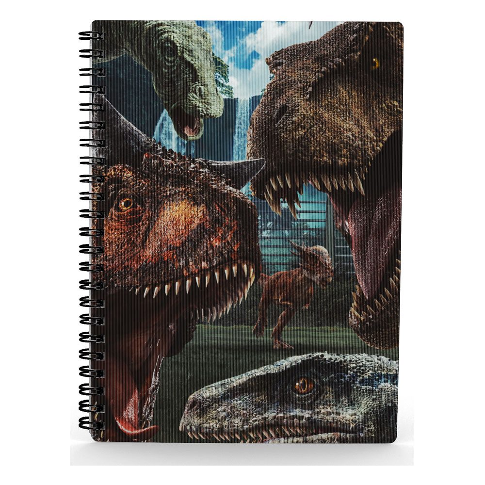 Jurassic World Notebook with 3D-Effect Selfie - MangaShop.ro