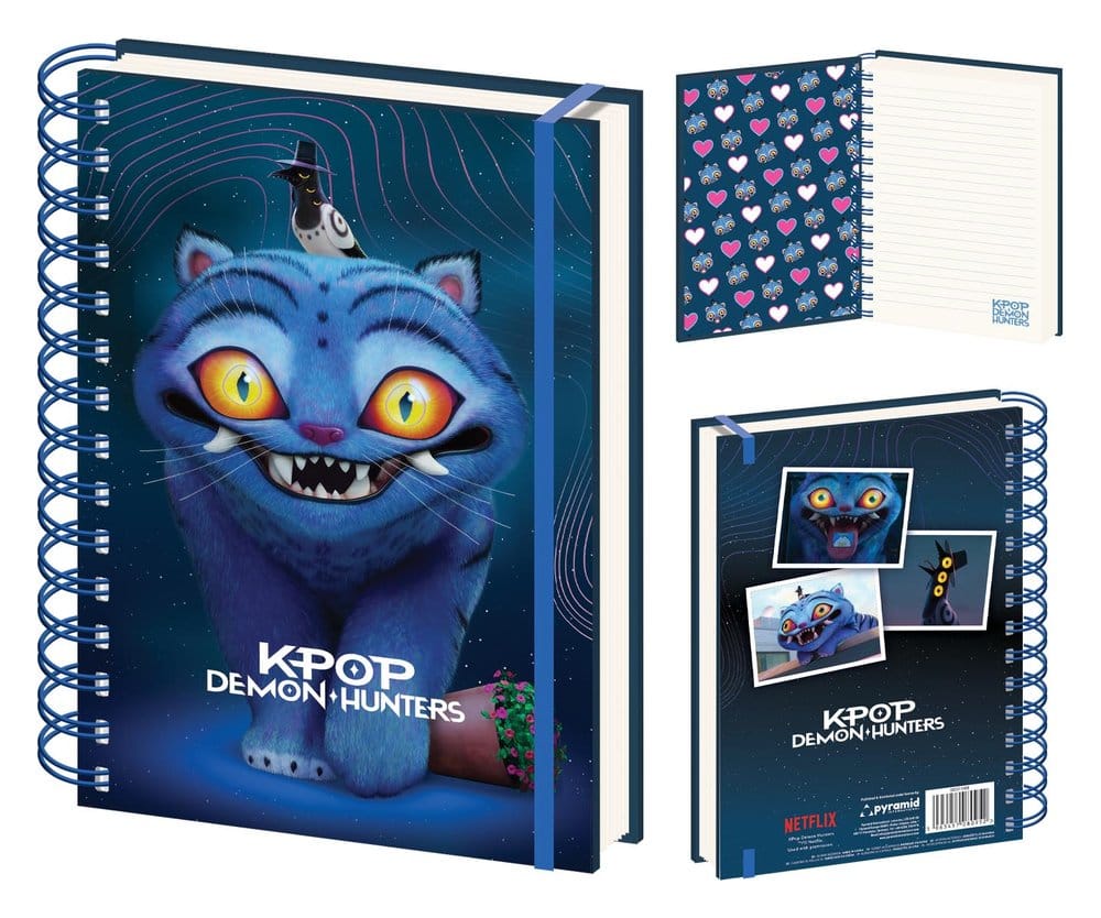KPop Demon Hunters 3D Wiro Notebook A5 Derpy Tiger - MangaShop.ro