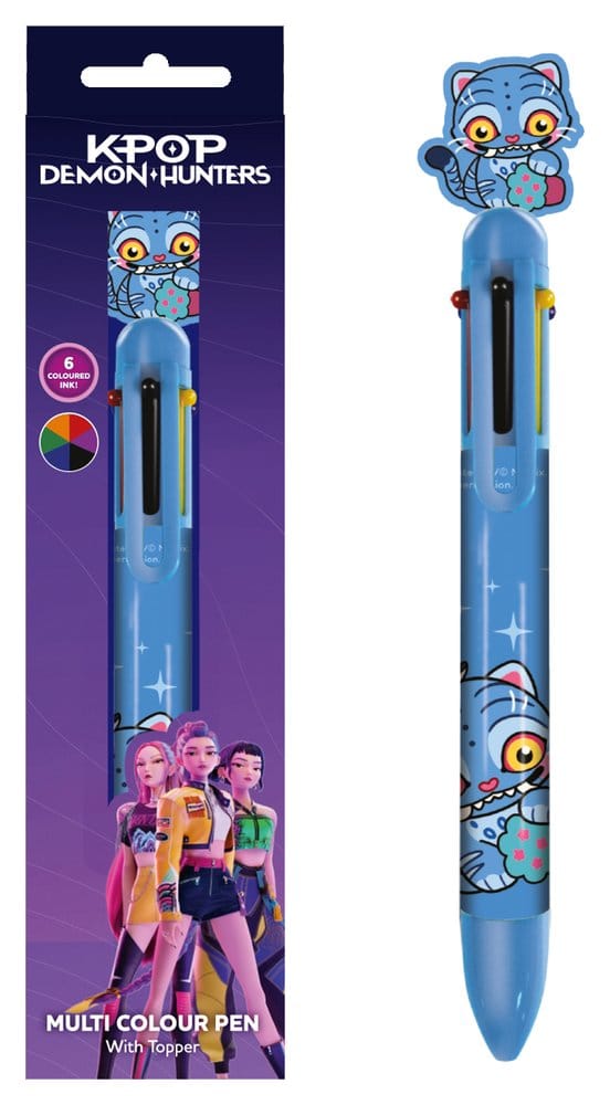 KPop Demon Hunters Multicoloured Pen Derpy Tiger - MangaShop.ro