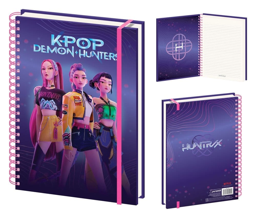 KPop Demon Hunters Wiro Notebook A4 Huntrix - MangaShop.ro