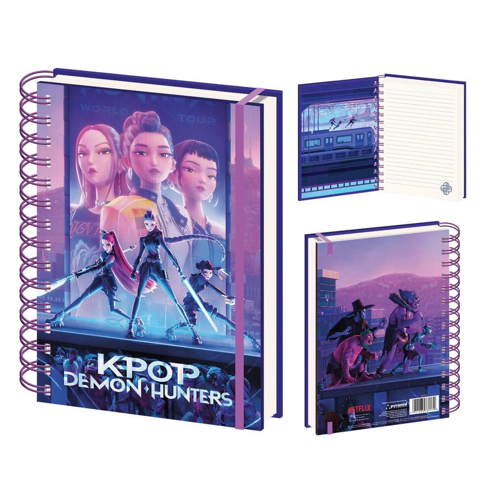KPop Demon Hunters Wiro Notebook A5 - MangaShop.ro